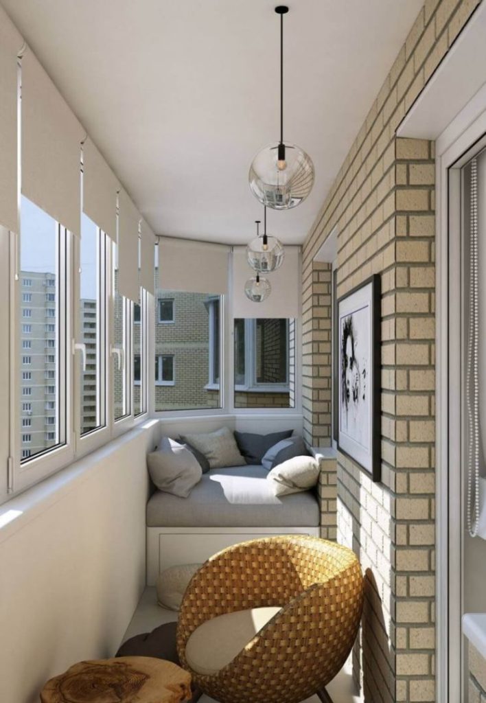 Современный балкон - 99 фото лучших дизайнерских решений