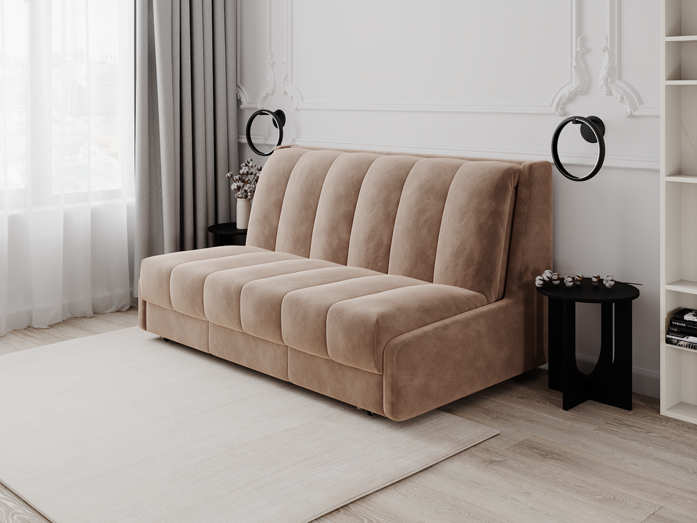 РИЧМОНД Кровать-диван прямой бежевый, 160 от D1 furniture купить с  доставкой по Москве