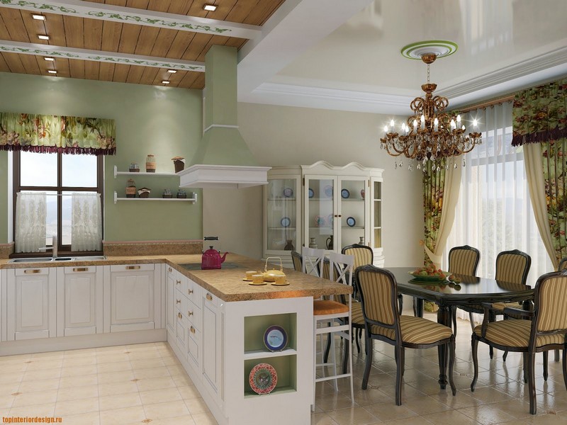 Дизайн гостиной кухни в частном доме (42 фото): видео-инструкция по  оформлению интерьера своими руками, цена, фото