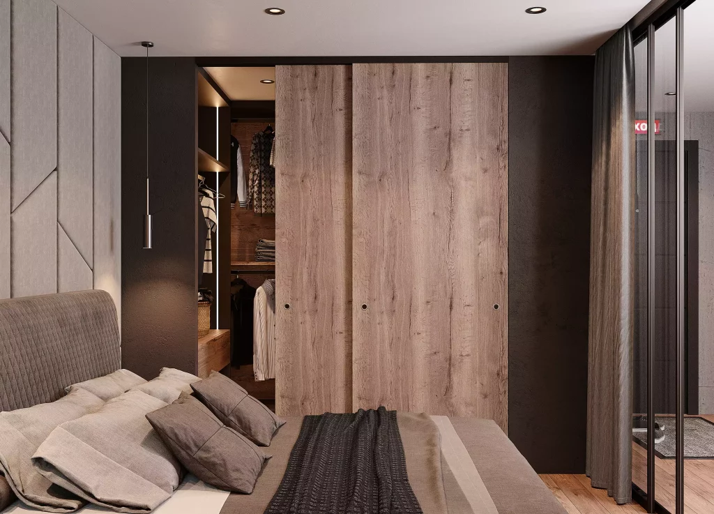 Дизайн шкафов-купе в спальню - 40 фото идей интерьера в блоге Mr.Doors