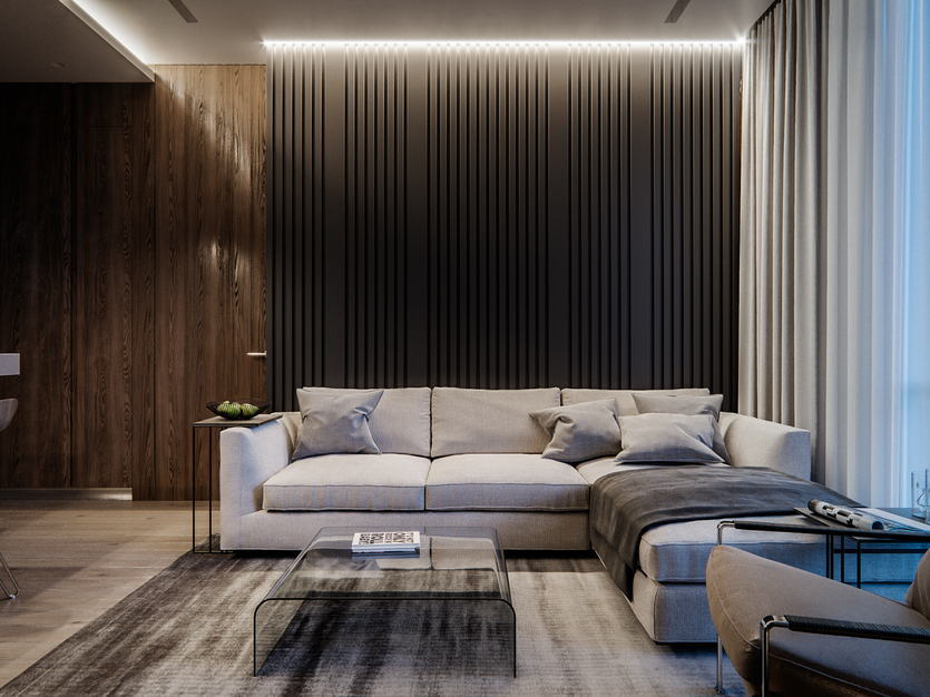 Топ идей дизайна гостиной в стиле минимализм - фото реальных интерьеров и  советы | SALON