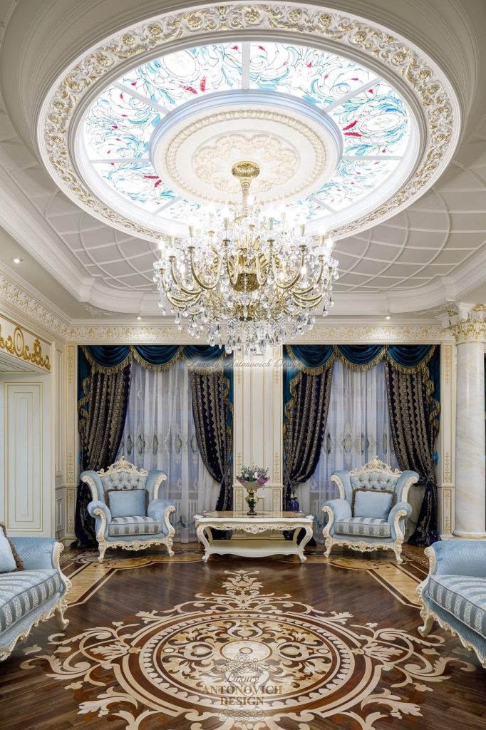 Гостиная в классическом стиле на Фонтанке - Antonovych Design