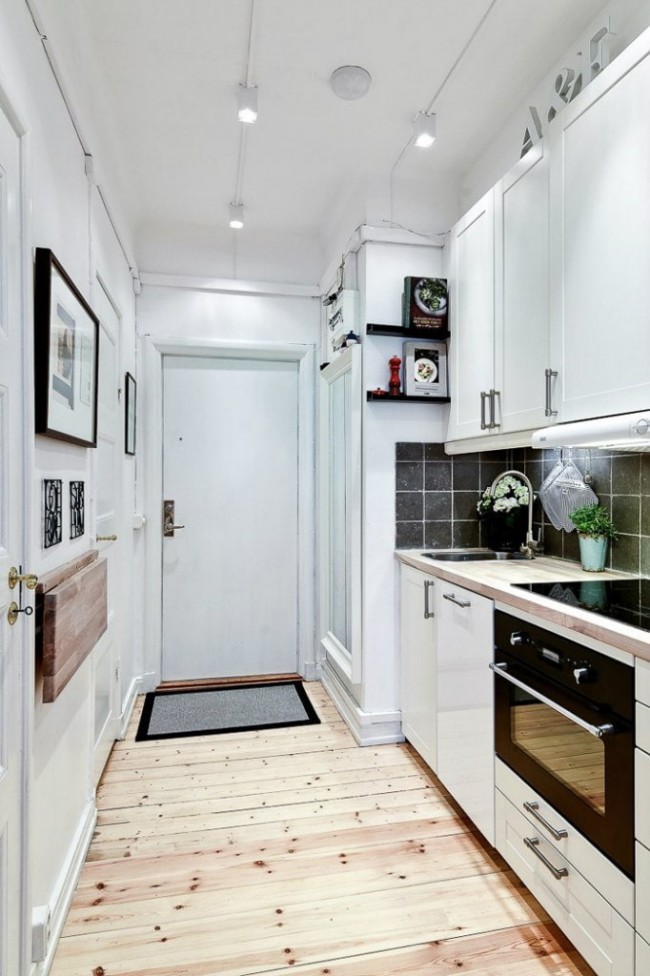 Кухня-прихожая: 60 фото гениальных решений, что важно учесть при переносе  кухни в коридор, советы по дизайну