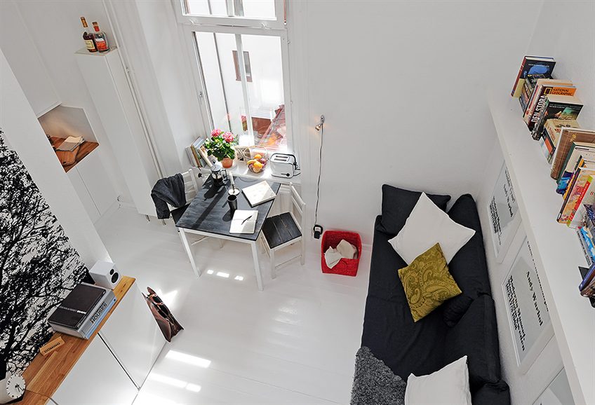Как обустроить малогабаритную однокомнатную квартиру: описание и фото