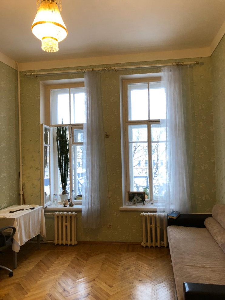 До и после: Квартира в историческом центре Санкт-Петербурга | Houzz Россия