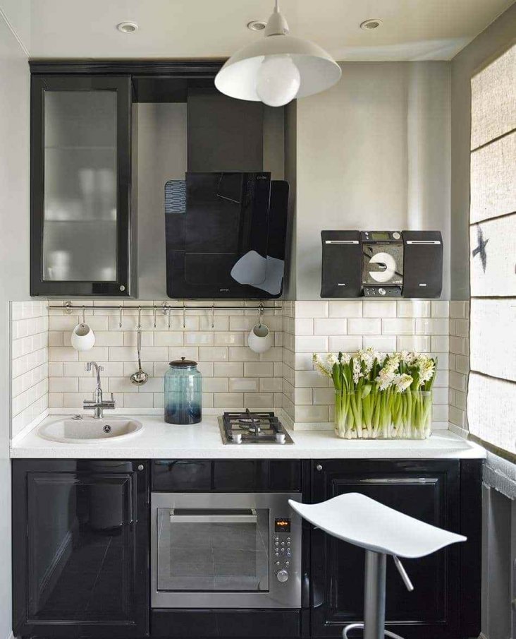 Маленькие кухни: 110 фото современных вариантов функционального и красивого  дизайна