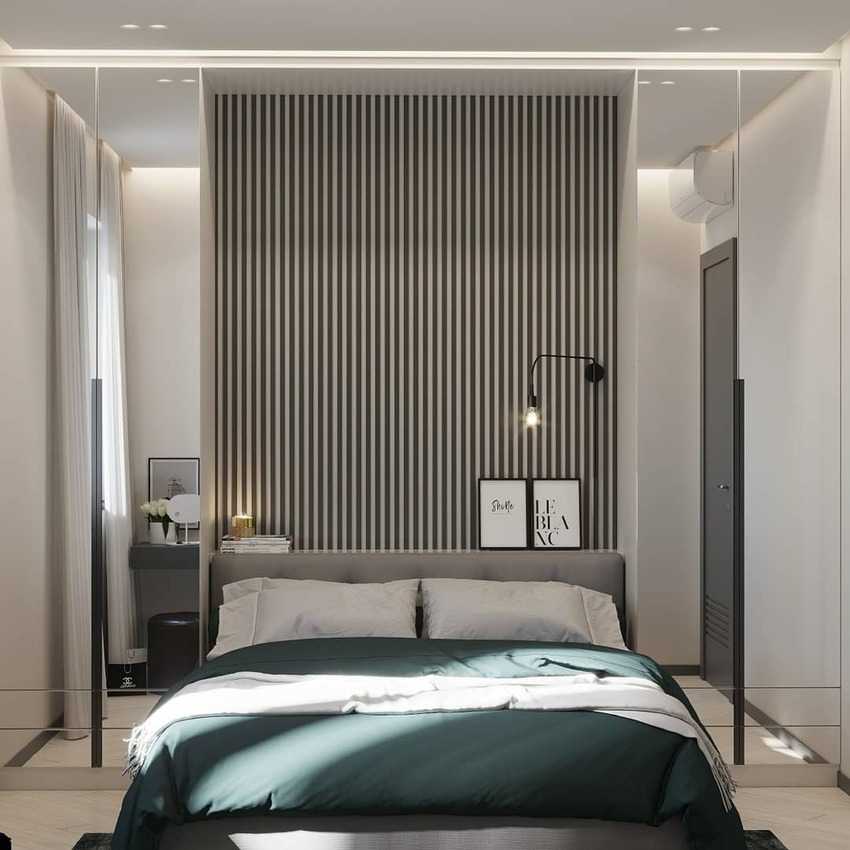 Спальня 10 кв. м — идеи планировки и стильного дизайна интерьера