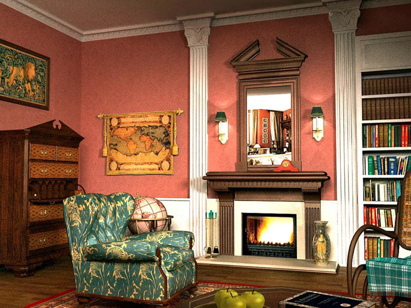 Дизайн интерьера гостиной в английском стиле фото - Интернет-журнал Inhomes