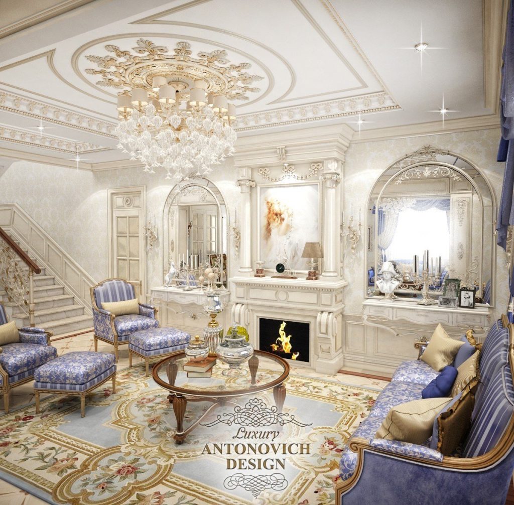 Дизайн гостиной классика - Luxury Antonovich Design