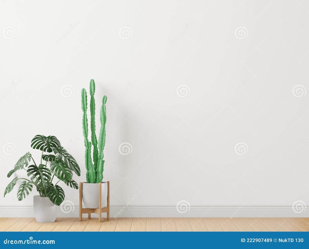 гостиная дерево на белой стене минимальный стиль макет стены Иллюстрация  штока - иллюстрации насчитывающей чердак, насмешливый: 222907489