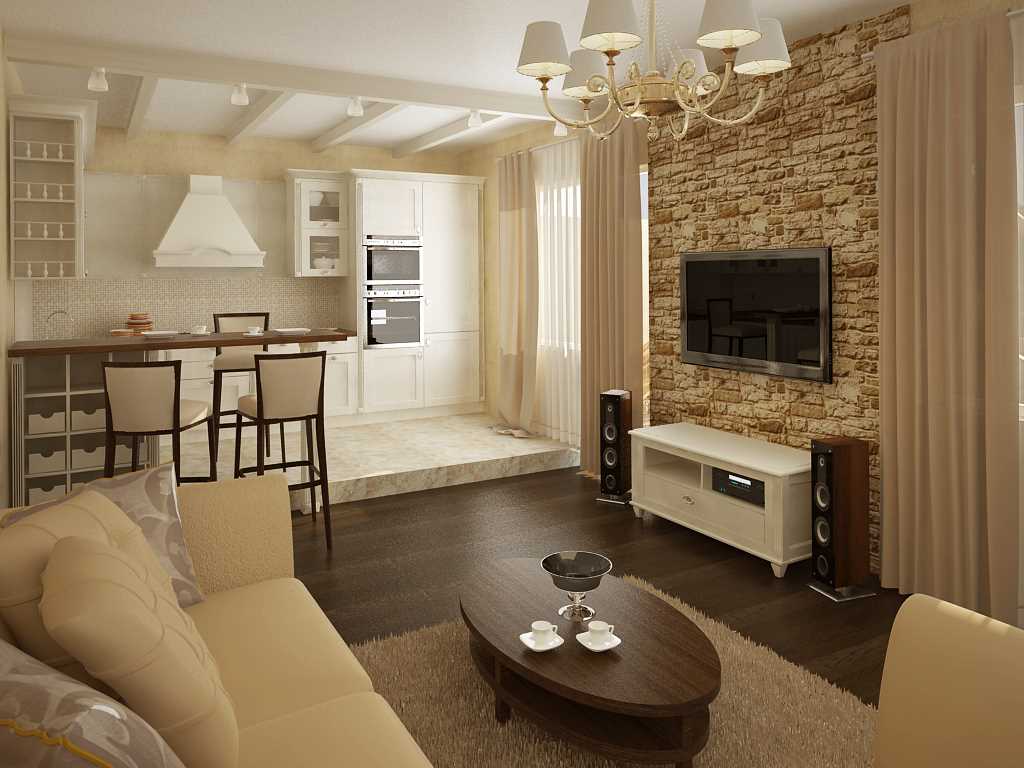 Дизайн проект кухни гостиной 16 кв м с диваном фото | Блог о ремонте и  дизайне интерьера