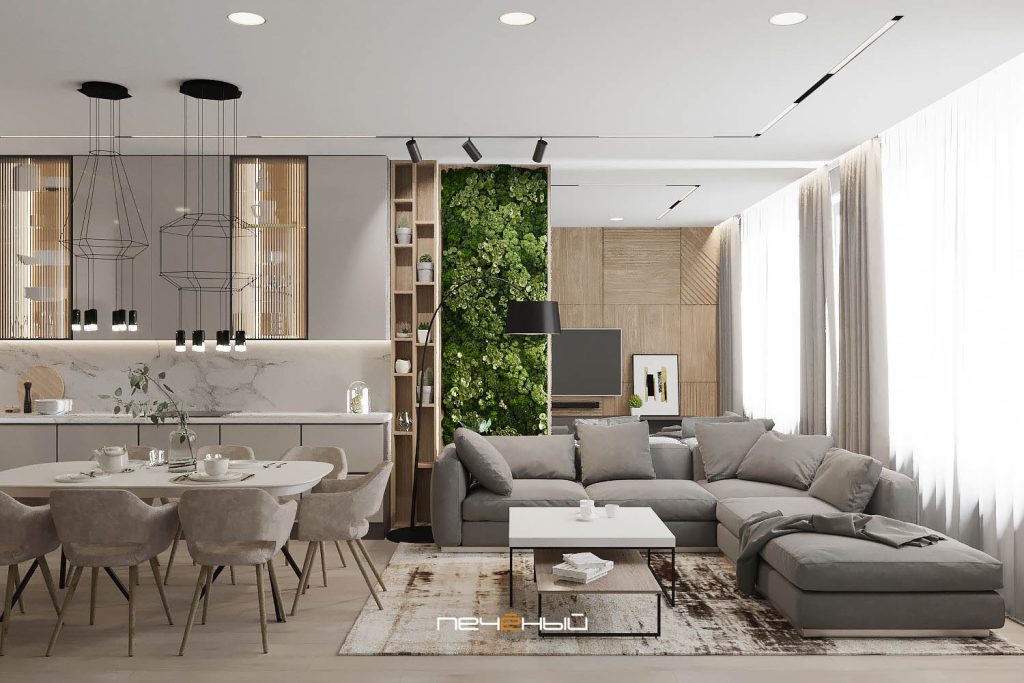 Дизайн-проект современной квартиры | «Печёный»