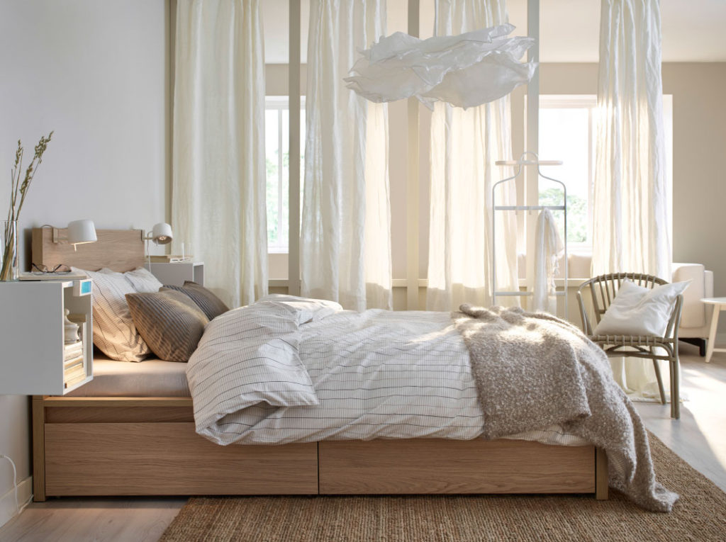 Икеа спальни - фото лучших идей оформления дизайна в спальне