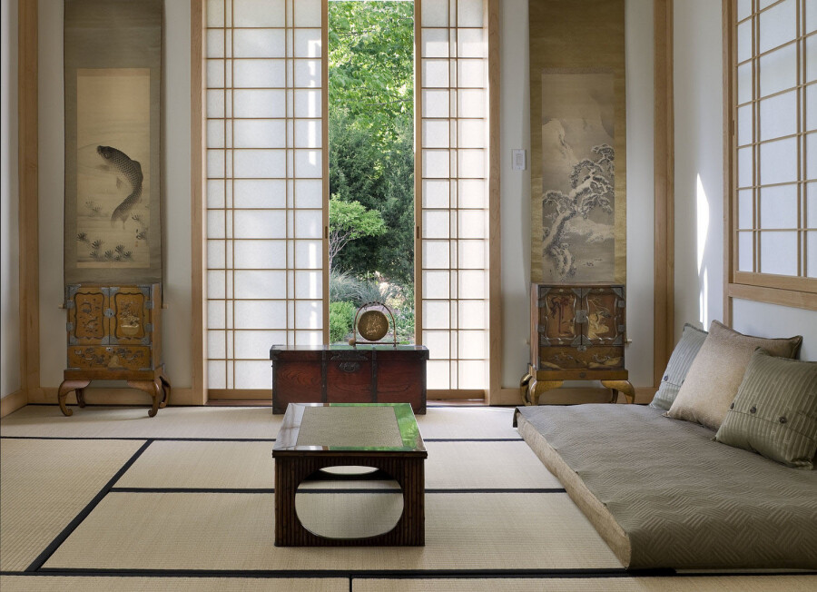 Японский стиль в интерьере: дизайн комнаты, особенности, история
