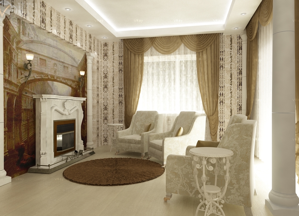 Дизайн зал с камином фото » Современный дизайн на Vip-1gl.ru