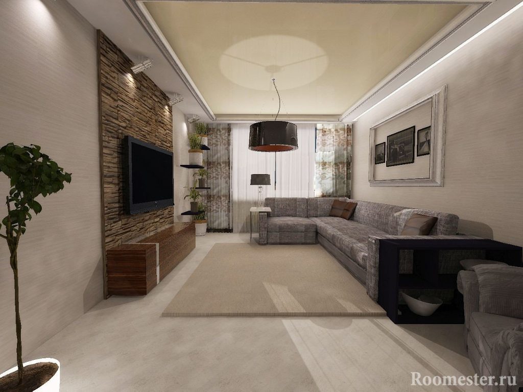 Дизайн гостиной 16 кв. м - фото лучших интерьеров комнаты