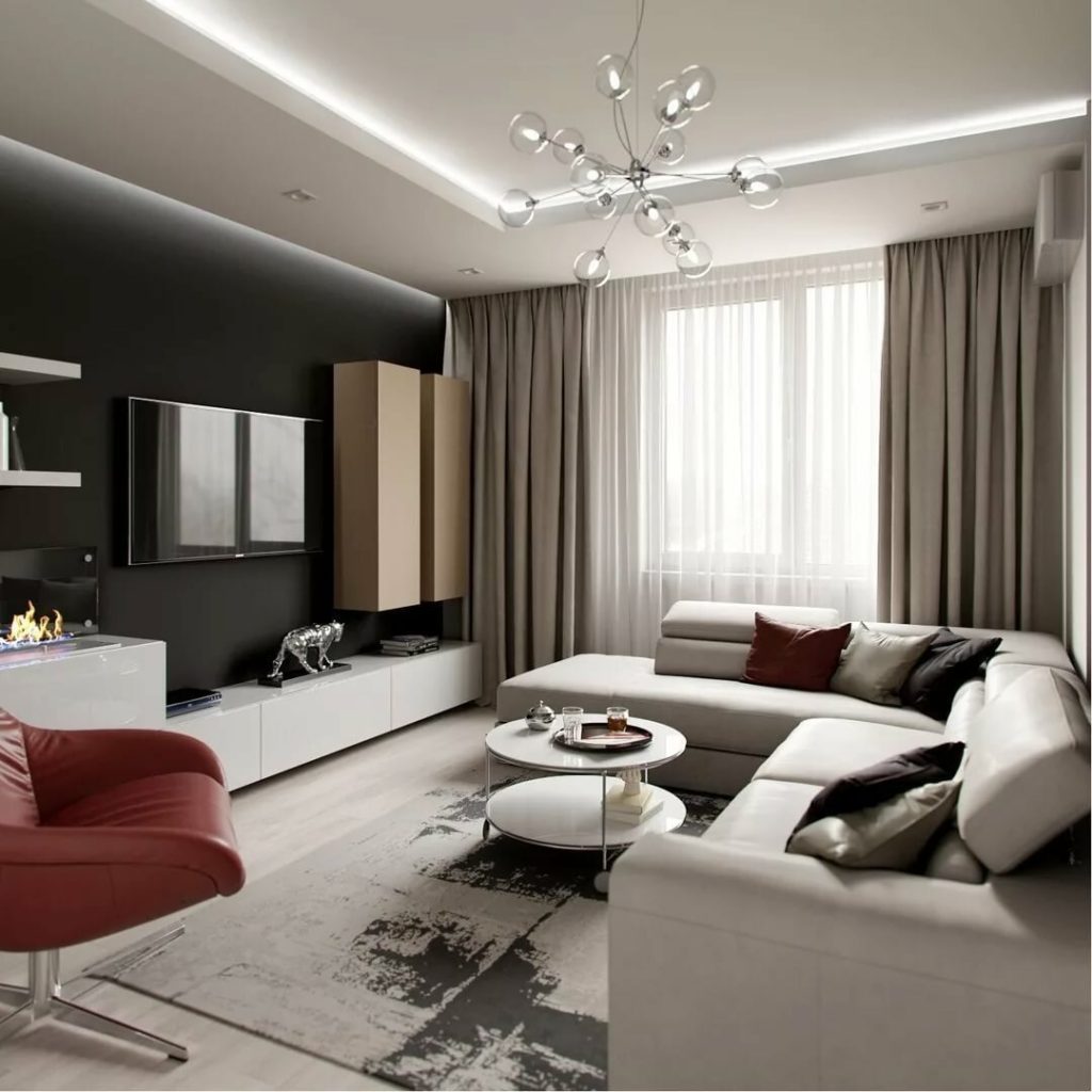 Дизайн гостиной в квартире - 60 фото