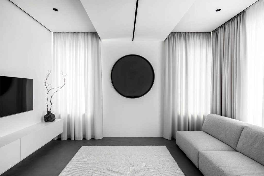 Дизайн зала в стиле минимализм (65 фото)