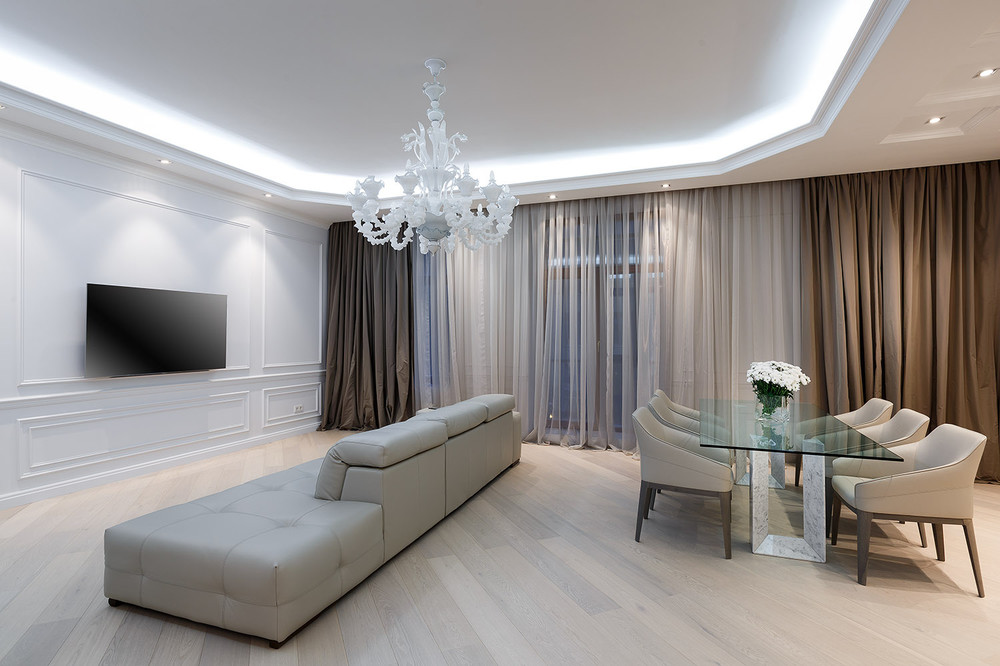 Дизайн и интерьер гостиной комнаты » Современный дизайн на Vip-1gl.ru