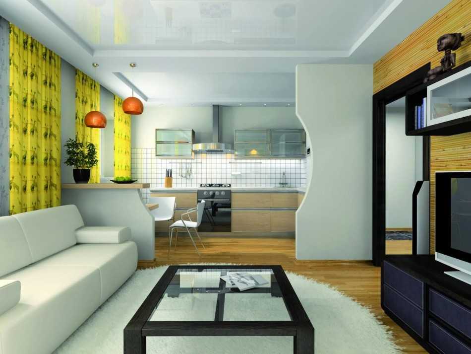 Кухня-гостиная 20 кв. м. - 100 фото новинок дизайна. Обзор лучших  дизайнерских решений