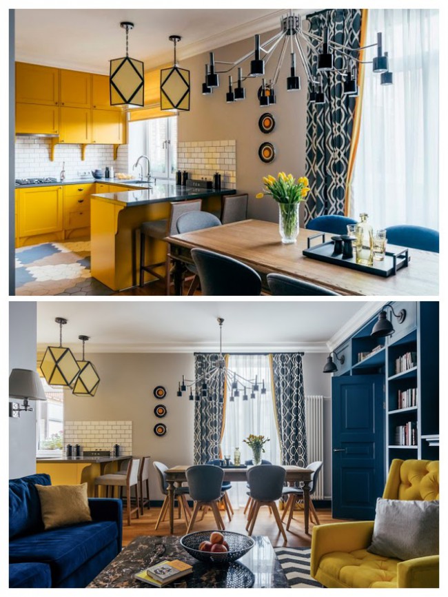 Кухня-гостиная 30 кв м (25 фото): дизайн, зонирование, лучшие идеи  интерьеров