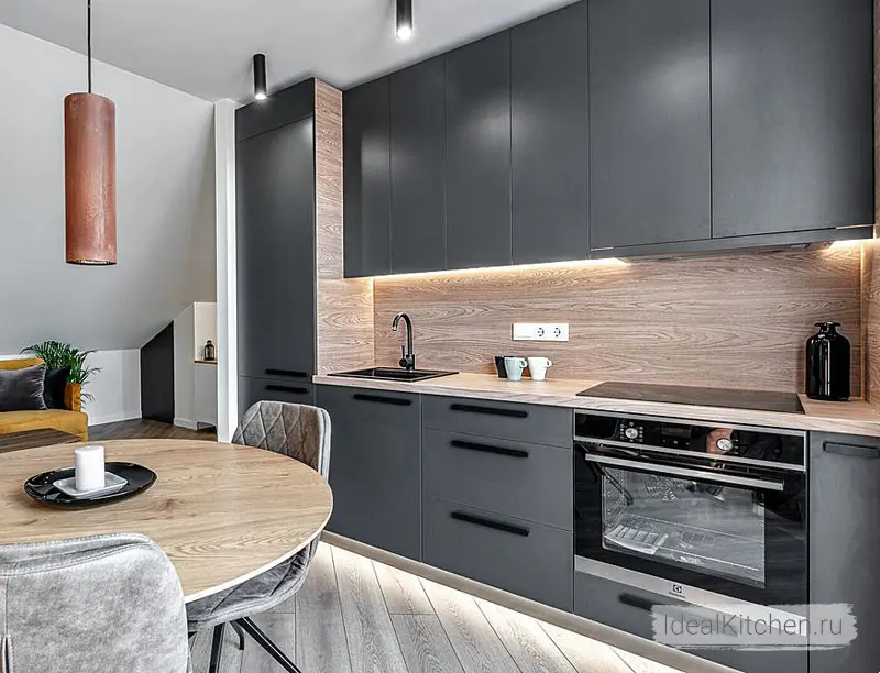 230 фото современных кухонь в реальных интерьерах, идеи дизайна гарнитуров  в современном стиле 2021-2022