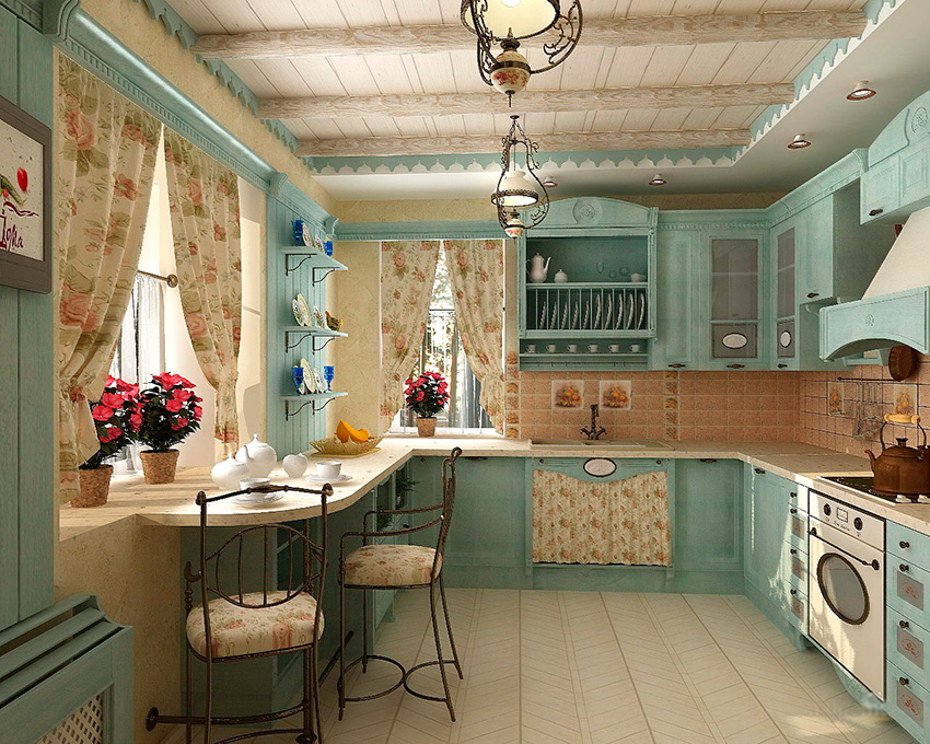 Стиль прованс в интерьере: фото и описание основных черт стиля. Спальня,  кухня, гостиная в стиле минимализм