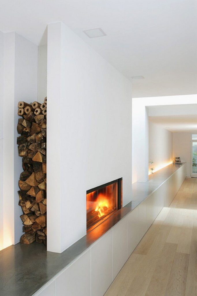 Дизайн гостиной с камином в современном стиле: 170 лучших идей фото  интерьеров
