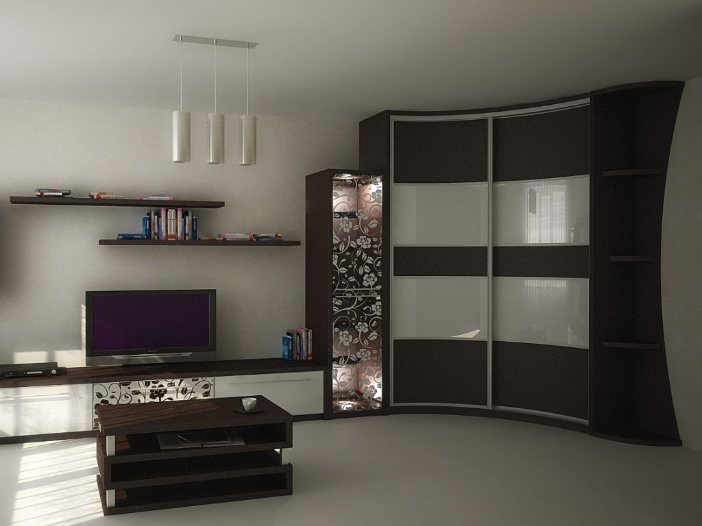 Угловой шкаф-купе в гостиную: фото, дизайн, идеи | DomoKed.ru