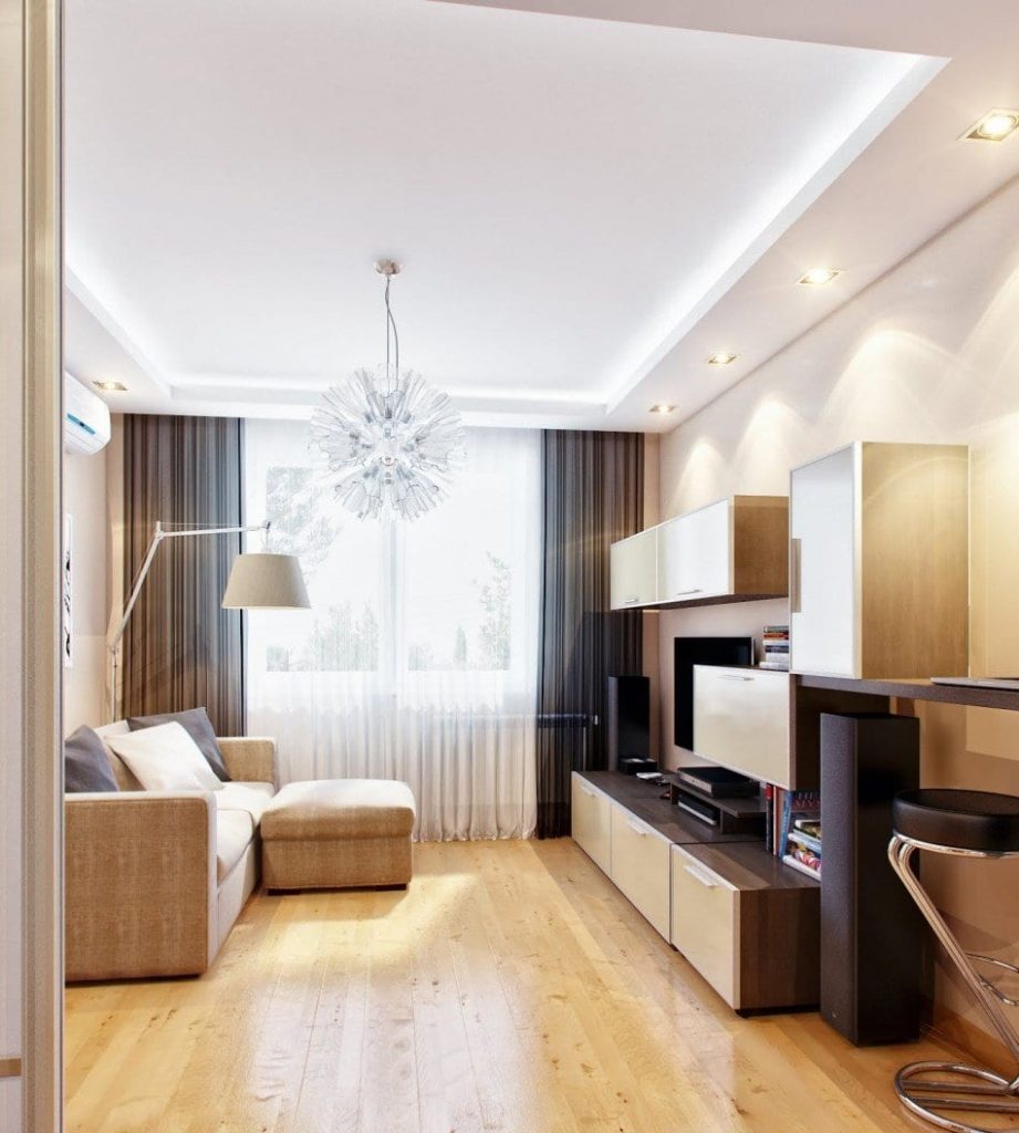 Гостиная 10 кв. м.: примеры оформления и планировки небольших  гостиныхВарианты планировки и дизайна