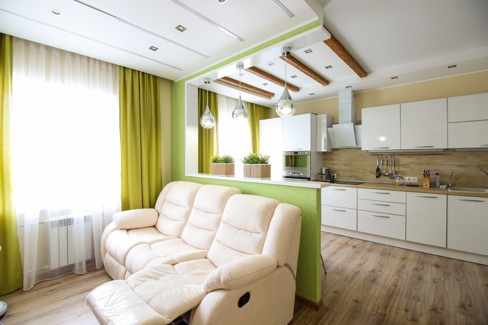 Кухня-гостиная 20 кв. м: дизайн интерьера, фото реальных квартир