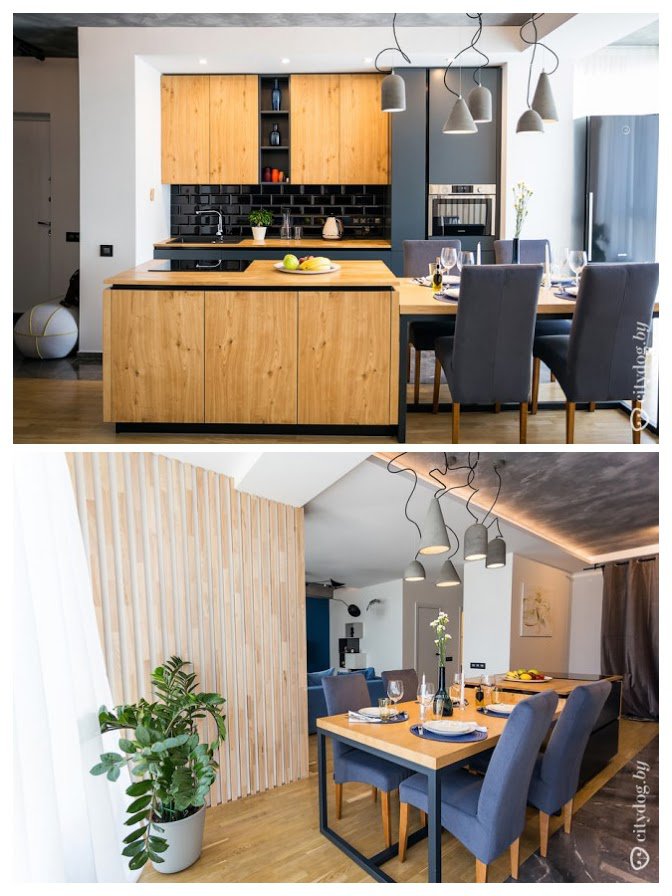 Дизайн кухни гостиной 20 кв м с зонированием (25 реальных фото лучших  интерьеров)