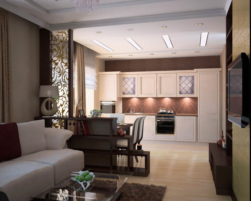 Дизайн кухни гостиной 30 кв м — 50 фото интерьеров — Портал о  строительстве, ремонте и дизайне