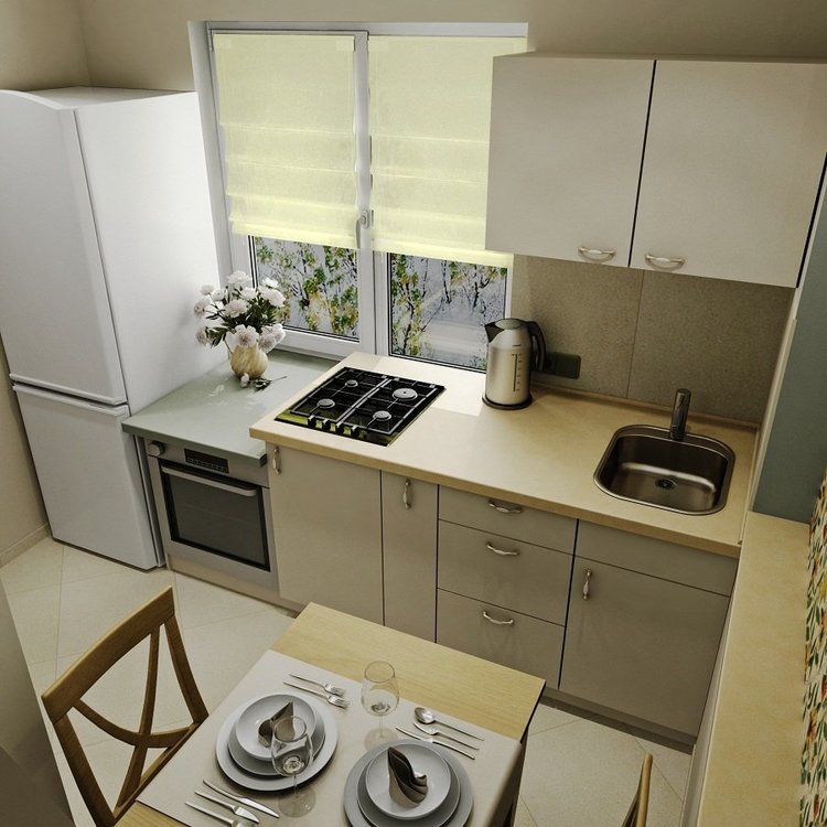 Кухонный гарнитур для кухни 6 кв. м: идеи дизайна + фото - читайте статьи  от «Ваша Мебель» в Зеленогорске