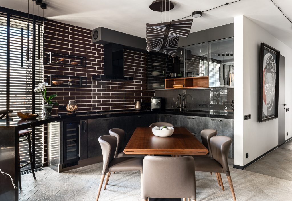 Красивые кухни в стиле лофт – 135 лучших фото дизайна интерьера кухни |  Houzz Россия