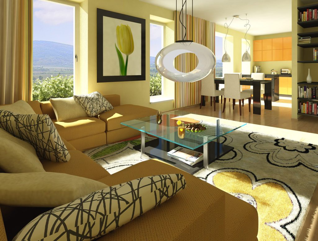 Как обустроить зал в квартире - дизайн зала, мебель для зала в квартире,  интерьер зала в квартире фото