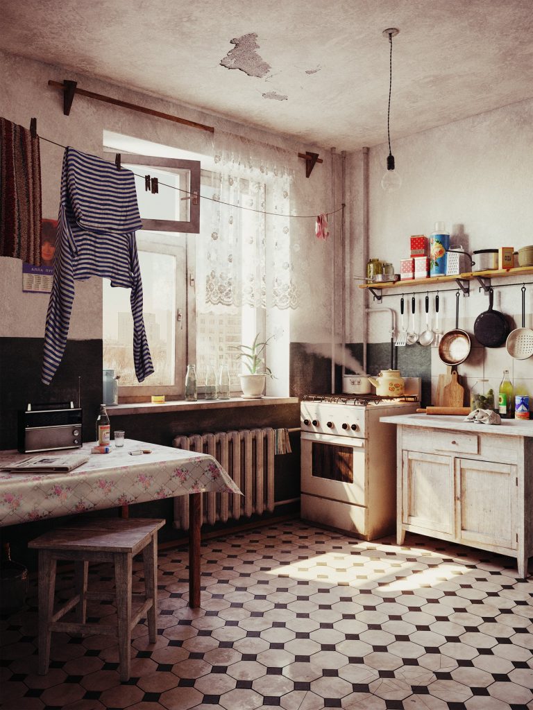 Старая кухня - 58 фото