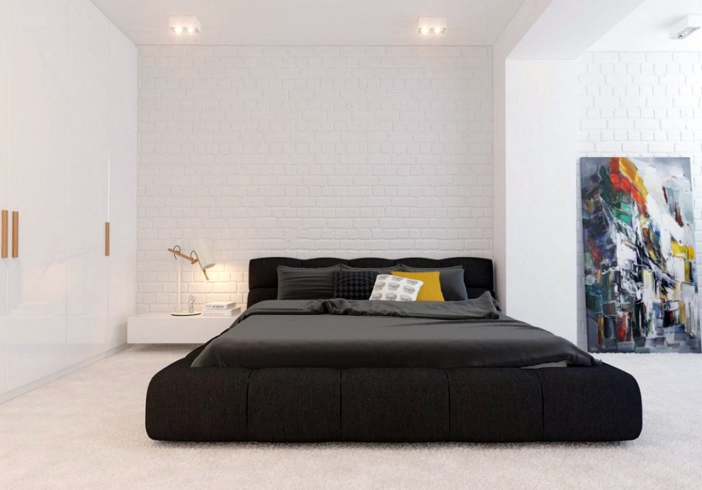 Спальня в стиле минимализм - современный дизайн интерьера