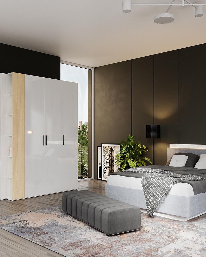 Спальня в современном стиле 2022-2023: фото 150+ красивых интерьеров,  современные стили оформления