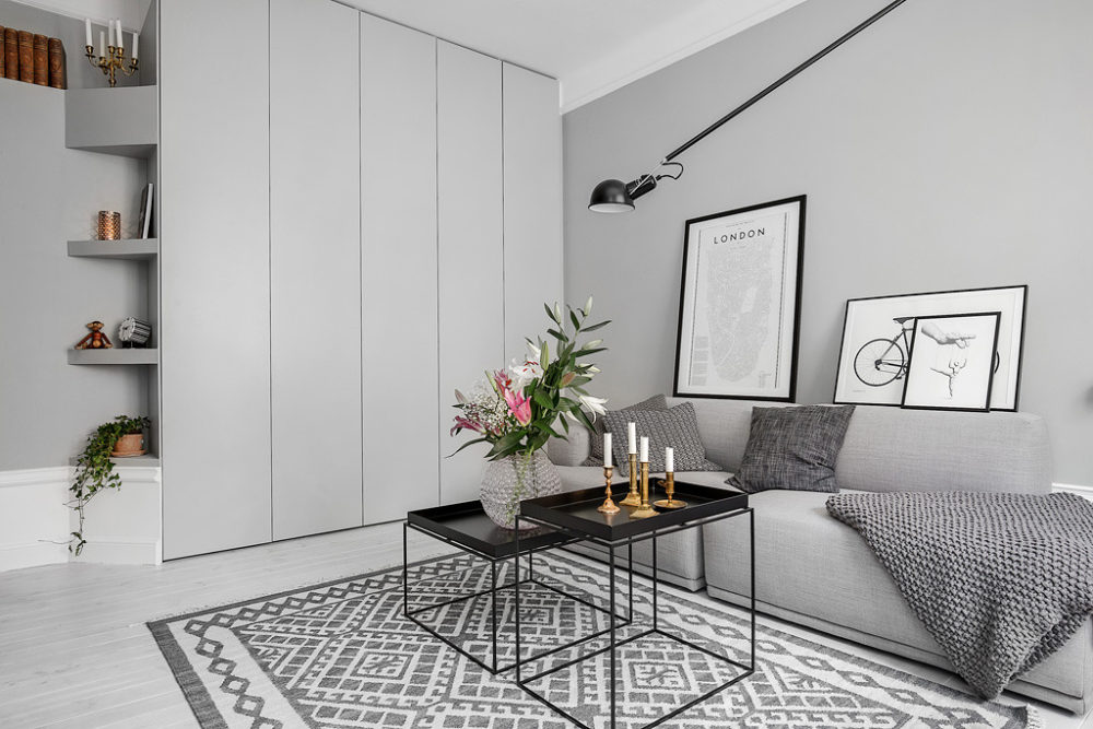 Дизайн однокомнатной квартиры 2023 года: секреты и советы по расстановке  мебели (70 фото) | Дизайн и интерьер