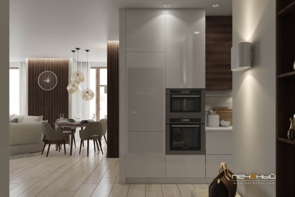 Оригинальные идеи дизайна интерьера кухни-гостиной 30 кв. м. — только  свежие решения | ivd.ru