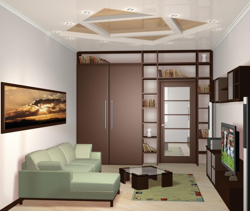 Интерьер небольшой гостиной в маленькой квартире (50 фото) — Портал о  строительстве, ремонте и дизайне