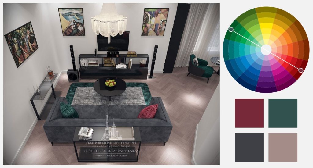 Цветовое решение гостиной: стиль и характер всего дома или квартиры