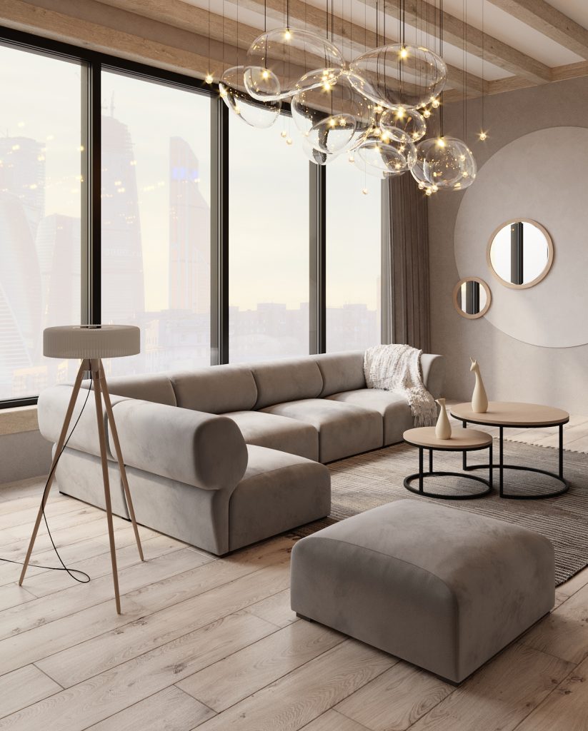 Современная гостиная 2023 года: тренды, мебель и дизайн