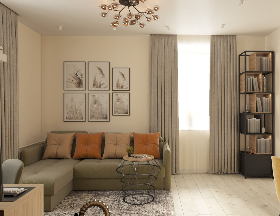 Дизайн-проекты 2-комнатных квартир: фото интерьера