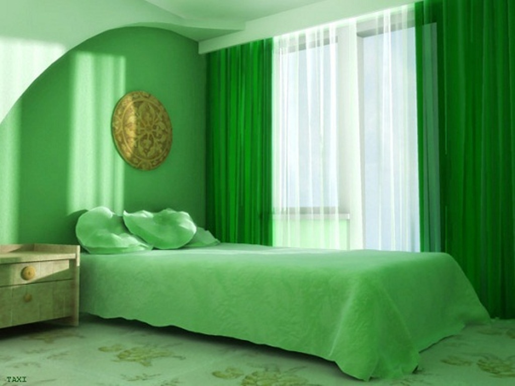 Дизайн комнаты зеленый цвет » Картинки и фотографии дизайна квартир, домов,  коттеджей