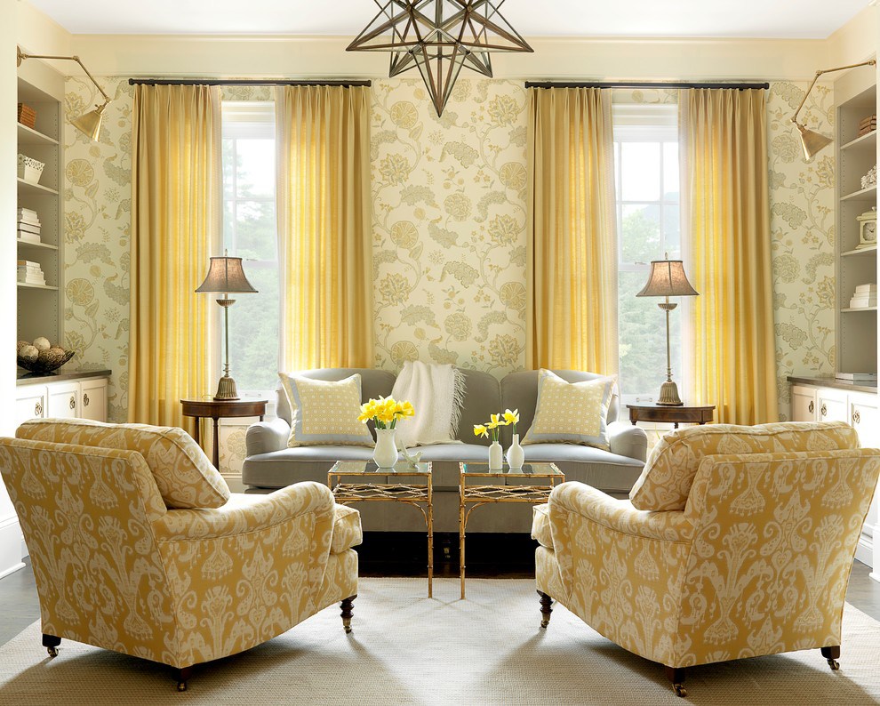Дизайн гостинной в желтом цвете фото » Картинки и фотографии дизайна  квартир, домов, коттеджей