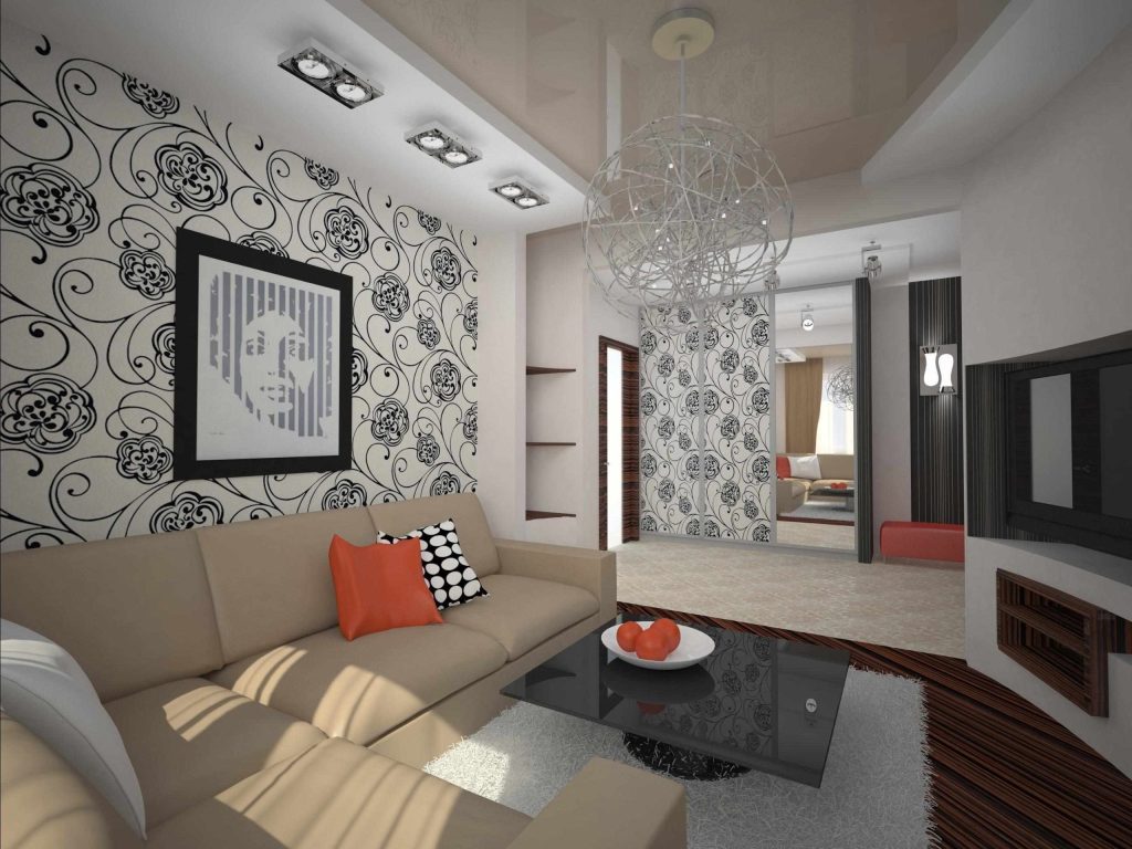 Дизайн гостиной комнаты в квартире - 60 фото