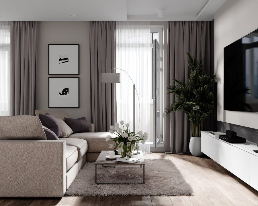 Интерьер маленькой гостиной в современном стиле (69 фото) - красивые  картинки и HD фото