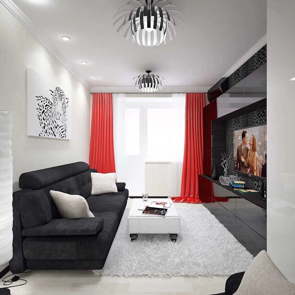 Дизайн комнаты 15 кв м спальня гостиная: как создать стильное и уютное  пространство [94 фото]